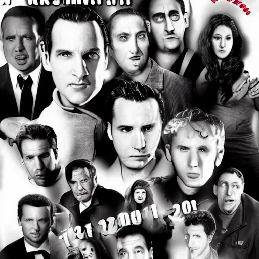 Image similar to schindler list as 2000s american pie knock offcomedy promo poster