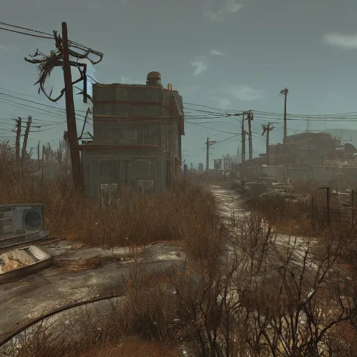 Prompt: fallout 4 wasteland