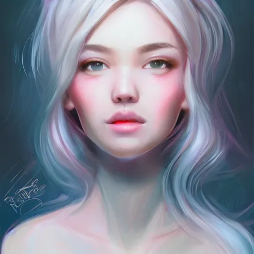 Prompt: portrait by rossdraws, digital art