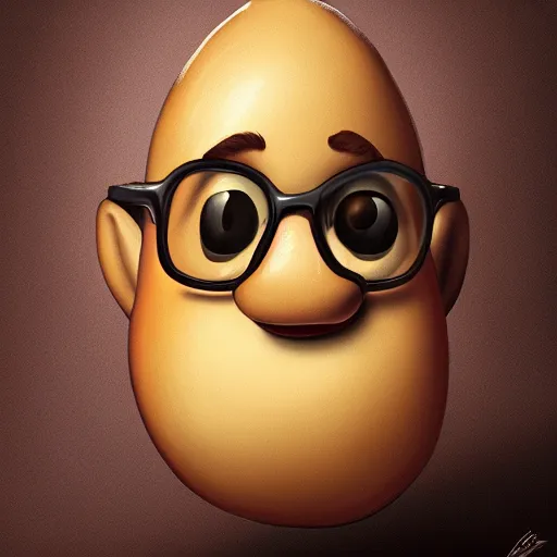 Prompt: teteaclaquestv mr potato head caricature, artgem, digital painting, color painting, hyperrealistic, concept art, oil painting, masterpiece, concept art, trending on deviantart, realistic and detailed face, highly detailed, high quality, 8 k, soft lighting, fancy colors, fantasy, cinematic, high coherence