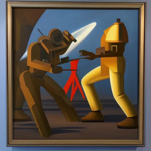 Image similar to kenton nelson mech combat warrior