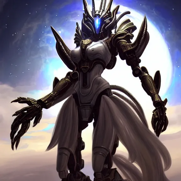 Prompt: giant stunning goddess shot, galactic sized beautiful hot anthropomorphic robot mecha female dragon, floating in space, larger than the planet, holding the earth in her arms, looming over earth, detailed sleek silver armor, epic proportions, epic scale, highly detailed digital art, sci fi, furry art, macro art, dragon art, goddess art, warframe fanart, destiny fanart, anthro, furry, giantess, macro, furaffinity, deviantart, 8k 3D realism