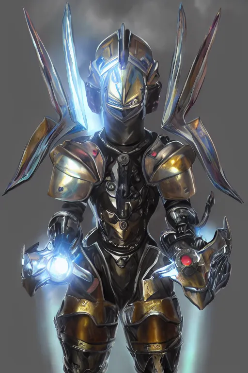 Image similar to helmet armor guardian destiny in witch queen illumination ray tracing hdr fanart arstation by sung choi robot ninja mask and eric pfeiffer and gabriel garza and casper konefal