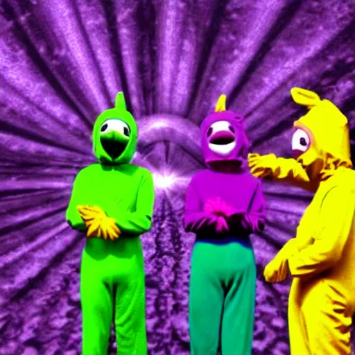 Image similar to teletubbie acidwave