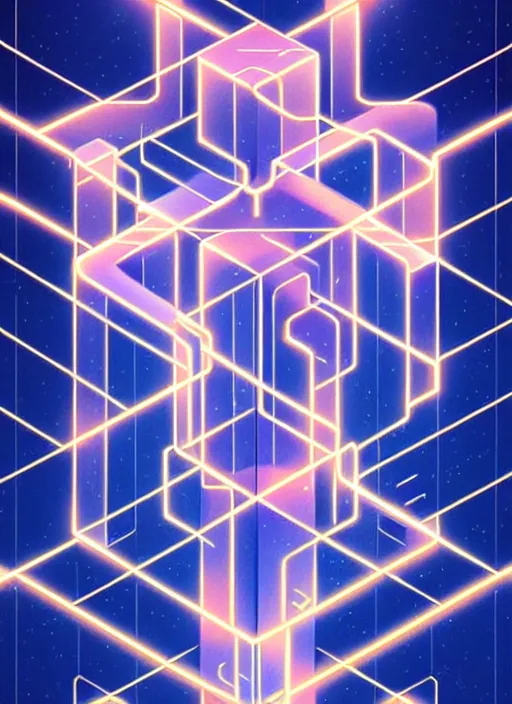 Prompt: symmetry!! product render poster puzzle cube scifi, glowing lines! intricate, elegant, highly detailed, digital painting, artstation, concept art, smooth, sharp focus, illustration, art by artgerm