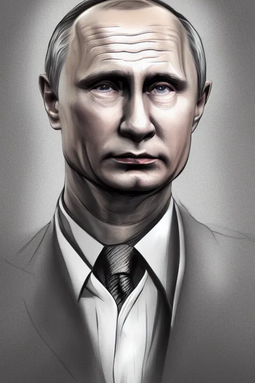 Image similar to a medium shot portrait of vladimir putin as a gta 4 character, intricate detail, trending on artstationhq