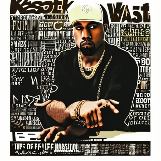 Image similar to kanye west the life of pablo,