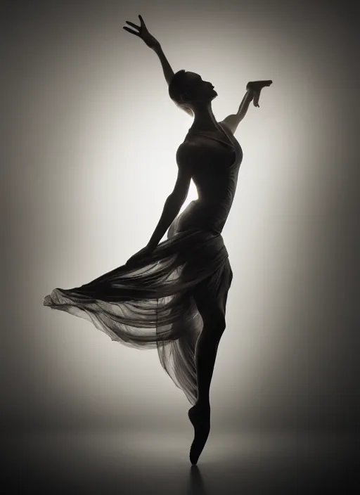 Image similar to a Photorealistic dramatic hyperrealistic render of a beautiful Female smoke dancer by Ken Brower and Deborah Ory of NYC Dance project,Lois Greenfield,Flowing cloth and smoke,Beautiful dynamic dramatic dark moody lighting,volumetric,shadows,cinematic atmosphere,Octane render,8K