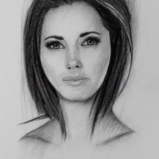 Image similar to attractive woman age 41 professional pencil sketch