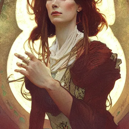 Prompt: A portrait of Nancy Patricia Pelosi by greg rutkowski and alphonse mucha,In style of digital art illustration.Dark Fantasy.darksouls.hyper detailed,smooth, sharp focus,trending on artstation,4k