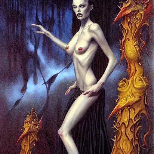 Image similar to an amazing masterpiece of art by gerald brom, the dark lord