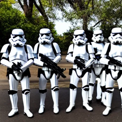 Image similar to stormtroopers in austin