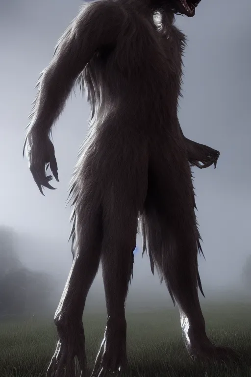 Image similar to werewolf from van helsing unreal engine hyperreallistic render 8k character concept art masterpiece