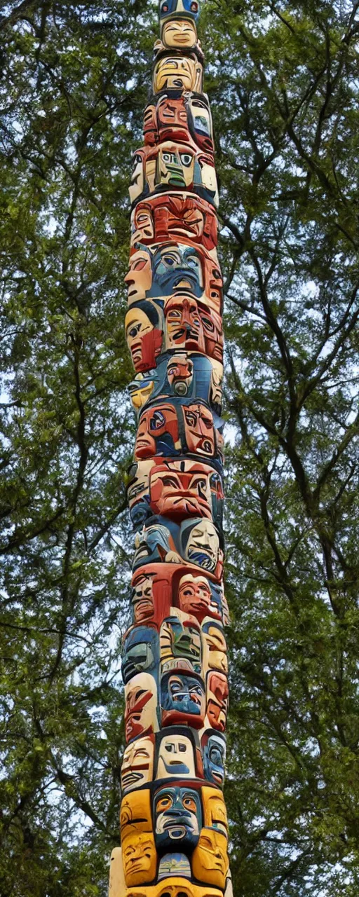 Image similar to totem pole