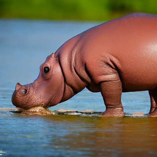 Image similar to hippopotamus cat hybrid, bold natural colors, national geographic photography, masterpiece, full shot