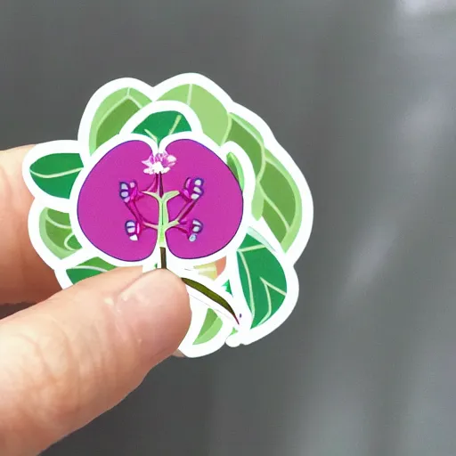 Image similar to cute sentient plant sticker