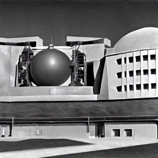 Image similar to atomic research facility from disney's our friend the atom ( 1 9 5 7 )