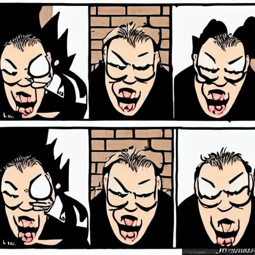 Prompt: 2008 rage comic about Stewart Lee