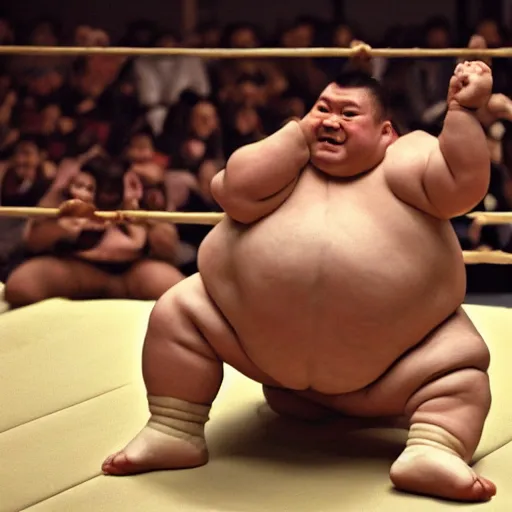 Image similar to sumo wrestler baby