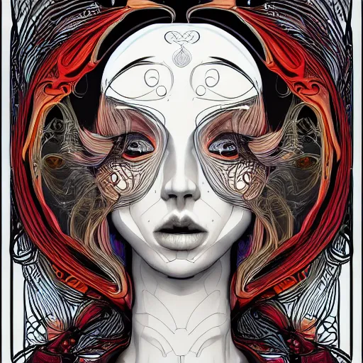 Image similar to the face of an incredibly gorgeous and elegant young woman dressed as garlic looking up, an ultrafine detailed illustration by james jean, intricate linework, bright colors, final fantasy, behance contest winner, vanitas, angular, altermodern, unreal engine 5 highly rendered, global illumination, radiant light, detailed and intricate environment