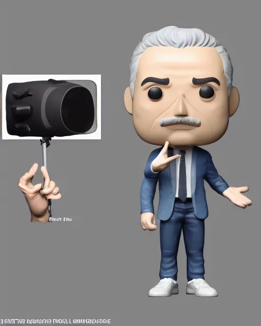 Image similar to full body 3d render of Jordan Peterson as a funko pop, studio lighting, white background, blender, trending on artstation, 8k, highly detailed , intricate details