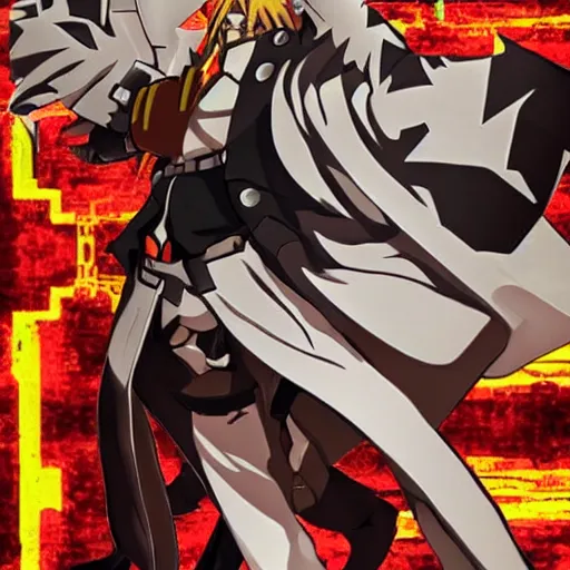 Image similar to Faust from Guilty Gear Strive