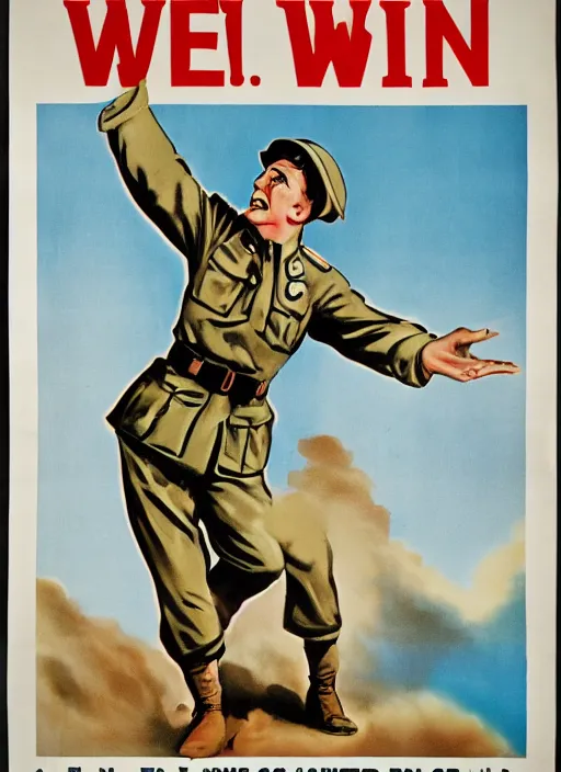 Image similar to wwii propaganda poster