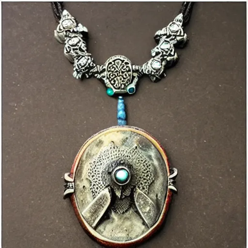 Image similar to powerful necklace artifact