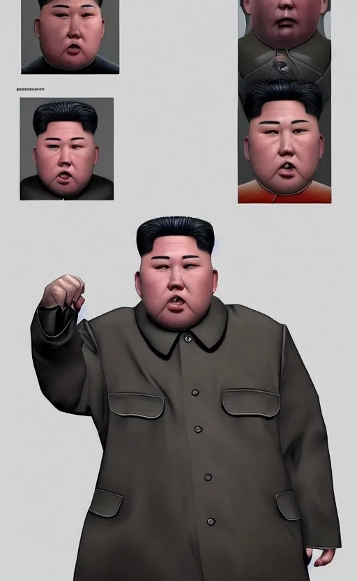 Prompt: a Killer in Dead by Daylight that looks like Kim Jong-un, concept art, trending on artstation, 4k