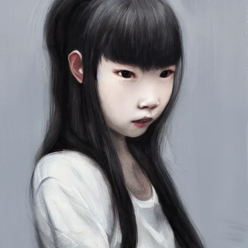 Prompt: girl by Tooth Wu