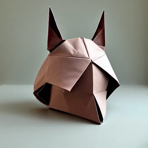 Image similar to origami helmet