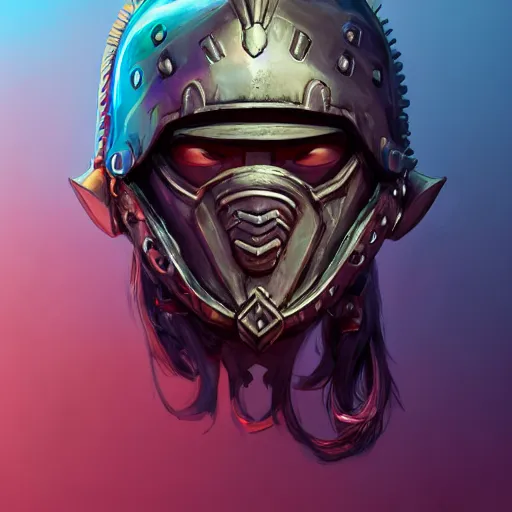 Image similar to cyberpunk viking helmet mask warrior goddess robot ninja fantasy, art gta 5 cover, official fanart behance hd artstation by jesper ejsing, by rhads, makoto shinkai and lois van baarle, ilya kuvshinov, ossdraws