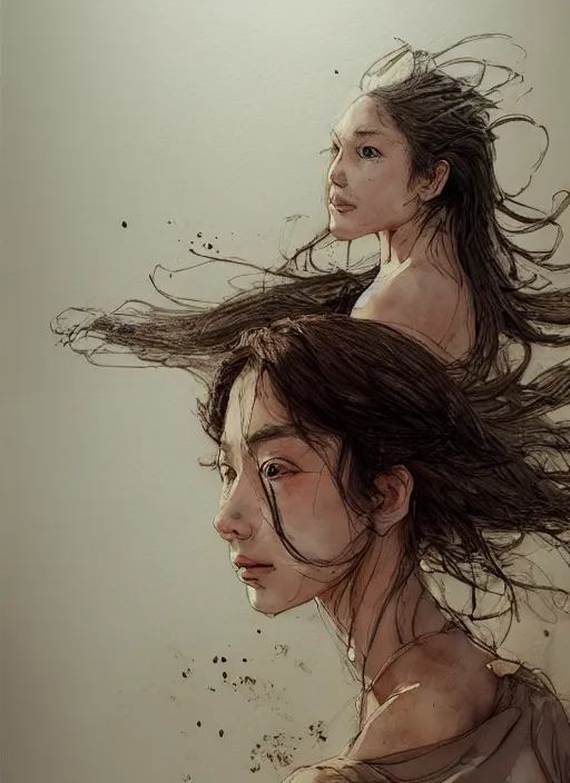 Prompt: portrait, 🙍 👯 🐇 🏖, watercolor, dramatic lighting, cinematic, establishing shot, extremely high detail, foto realistic, cinematic lighting, pen and ink, intricate line drawings, by Yoshitaka Amano, Ruan Jia, Kentaro Miura, Artgerm, post processed, concept art, artstation, matte painting, style by eddie mendoza, raphael lacoste, alex ross