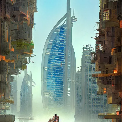 Image similar to gta : dubai, by marc simonetti