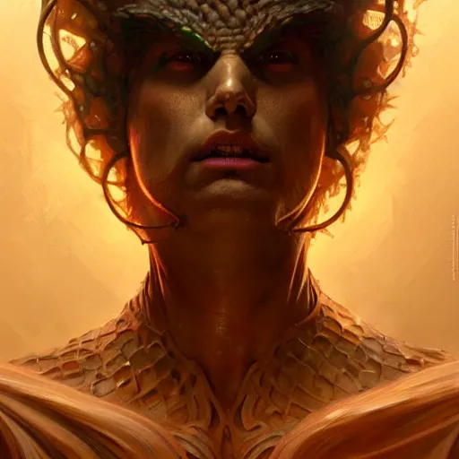 Image similar to cinematic scene male poison golem, intricate, elegant, highly detailed, digital painting, artstation, concept art, smooth, sharp focus, illustration, thriller atmosphere, art by artgerm and greg rutkowski and alphonse mucha