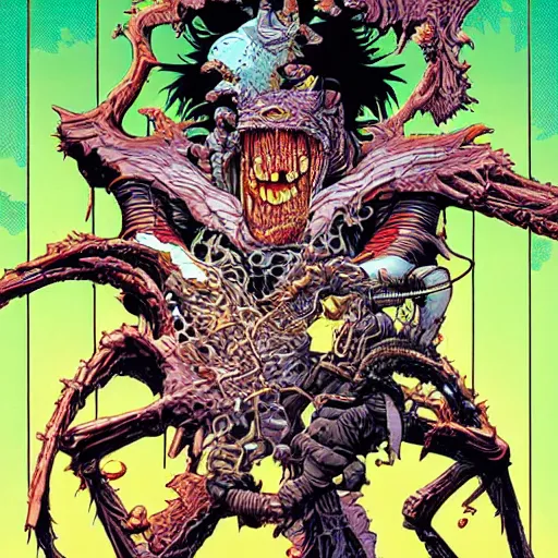 Image similar to head eating itself, by yoichi hatakenaka, masamune shirow, josan gonzales and dan mumford