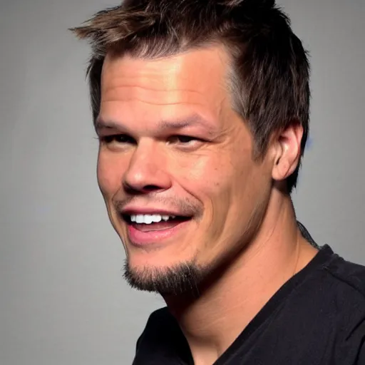 Image similar to Theo von with a mullet