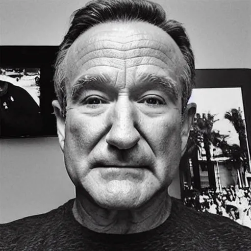 Image similar to “ robin williams instagram selfie ”