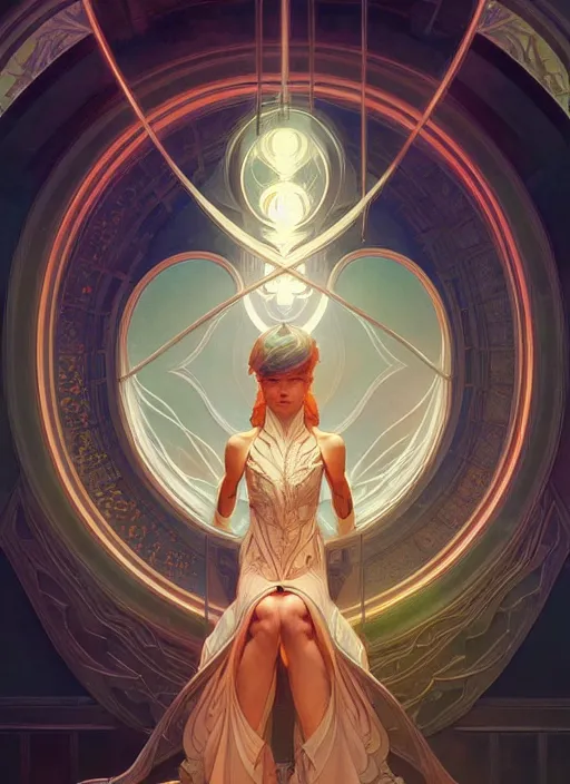 Image similar to symmetry seamless, fantasy, window intricate, elegant, highly detailed, digital painting, artstation, concept art, smooth, sharp focus, illustration, art by artgerm and greg rutkowski and alphonse mucha