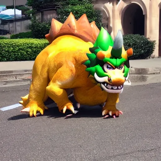 Image similar to real life bowser