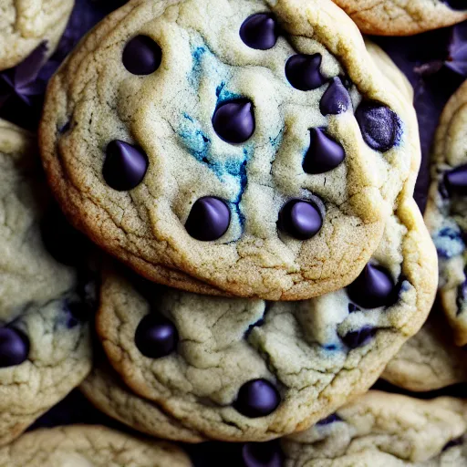 Image similar to blue ( chocolate chip cookie )