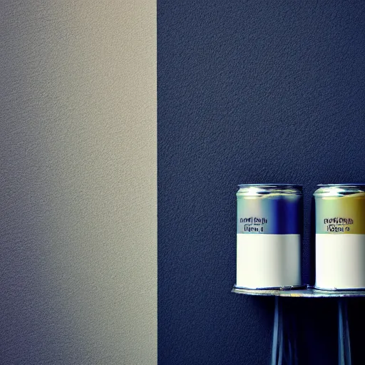 Image similar to can of paint, minimal, modern