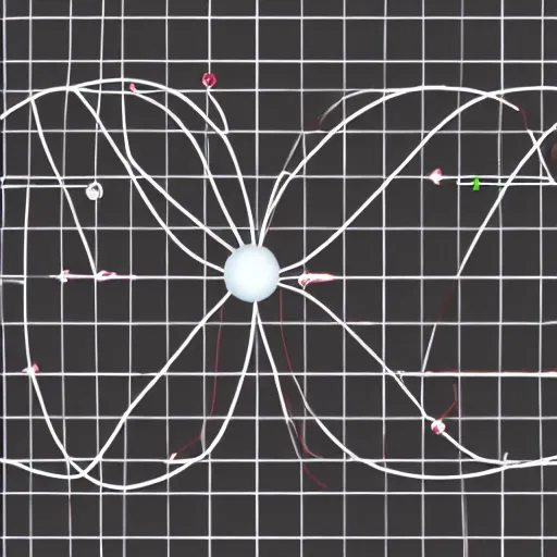 Image similar to generate visual representation of quantum entanglement