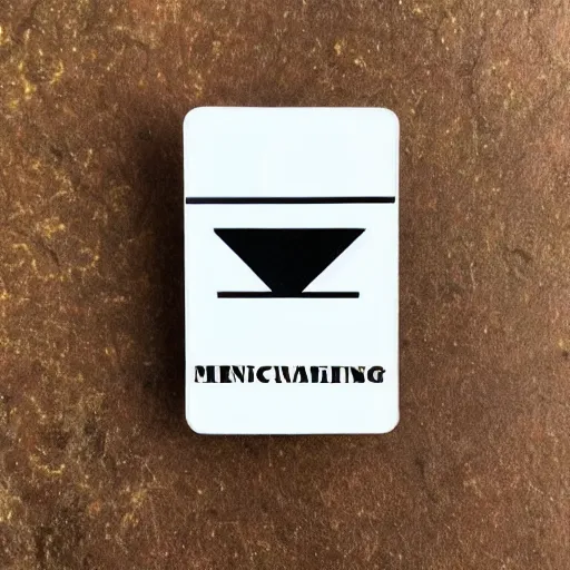 Image similar to a photo of a retro 1 9 7 0 s minimalistic clean fire warning label enamel pin, beautiful cinematic light, behance