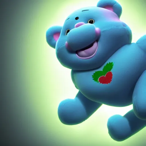 Prompt: hyperrealistic dslr film still of a care bear with marijuana emblem on belly, stunning 8 k octane comprehensive 3 d render, inspired by istvan sandorfi & greg rutkowski & unreal engine, perfect symmetry, dim volumetric cinematic lighting, extremely hyper - detailed, extremely lifelike attributes & texture, intricate, masterpiece, artstation, stunning