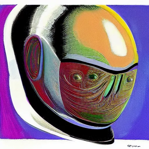 Image similar to alien by wayne thiebaud