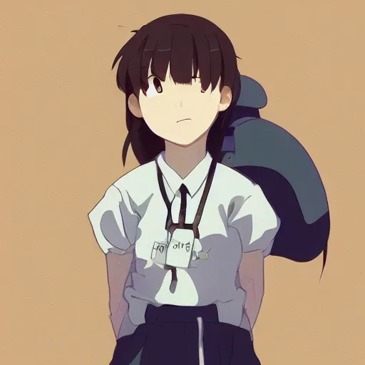 Image similar to a small mouse wearing teacher clothes, illustration concept art anime key visual trending pixiv fanbox by wlop and greg rutkowski and makoto shinkai and studio ghibli and kyoto animation symmetrical facial features