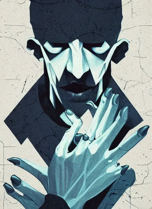 Image similar to symmetry!! portrait of the nosferatu by sachin teng, organic, cables, matte painting, geometric shapes, hard edges! graffiti, street art