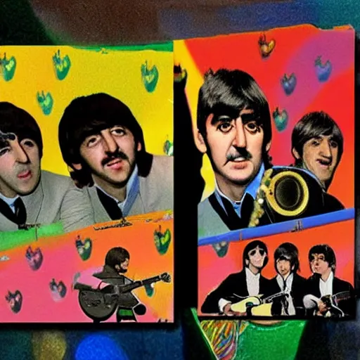 Prompt: The Beatles as if they were born in Mexico