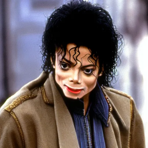 Prompt: michael jackson starring in home alone 2